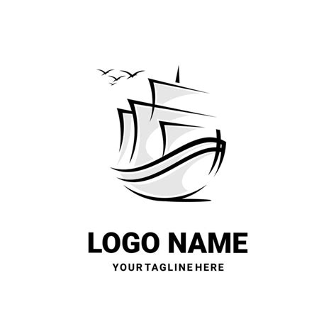 SHIP LOGO VECTOR 10553117 Vector Art at Vecteezy