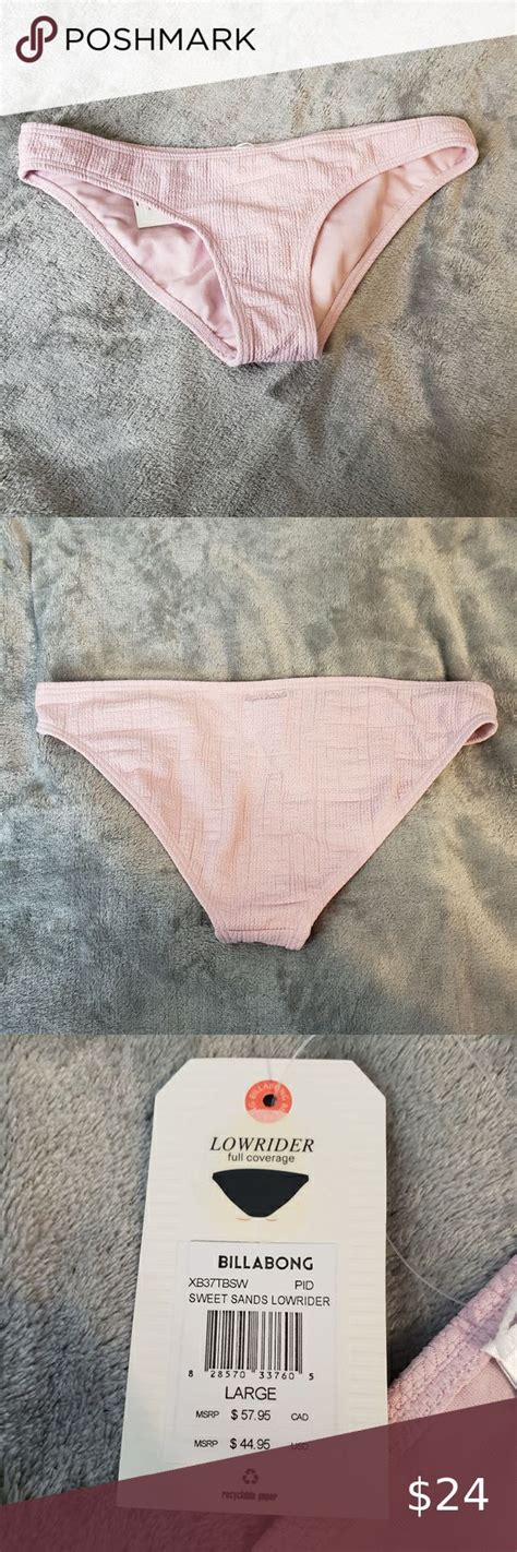 Billabong L Sweet Sands Light Pink Lowrider Bikini In Bikinis Light Pink Billabong