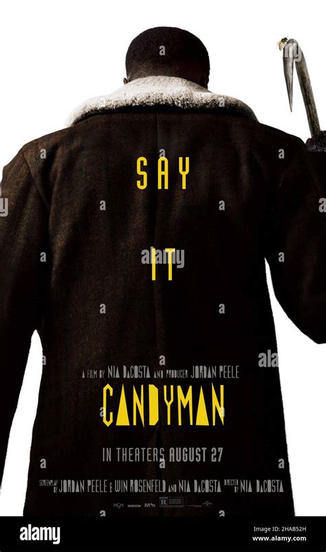 Candyman 2021 poster hi-res stock photography and images - Alamy