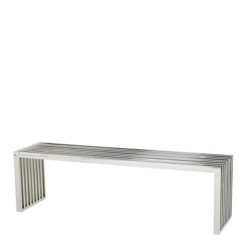 Carlisle Silver Bench Upholstered Bench Seat Silver Bedroom