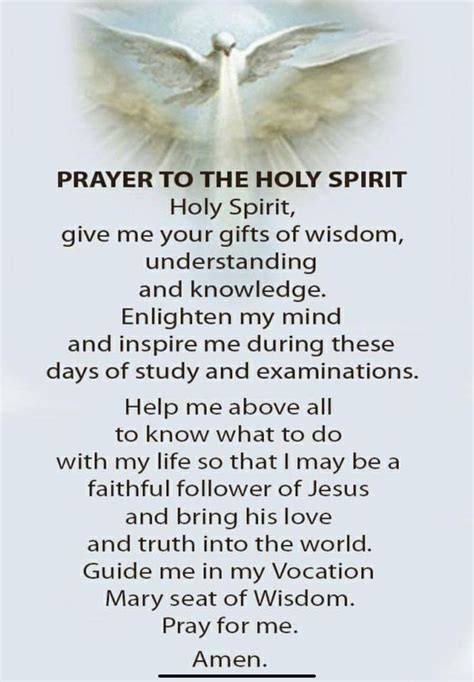 Pin on Prayer to the Holy Spirit