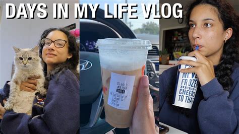 Days In My Life Vlog Online Classes Work Dunkin Coffee Etc Youtube