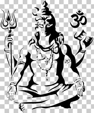 Shiva Trishula Damaru Art Png Clipart Area Art Artwork Black And