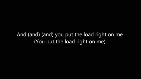 The Band The Weight Lyrics Video Youtube