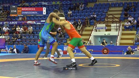 Repechage GR 87 Kg K MASKEVICH BLR V M SHAMSIDDINOV UZB YouTube