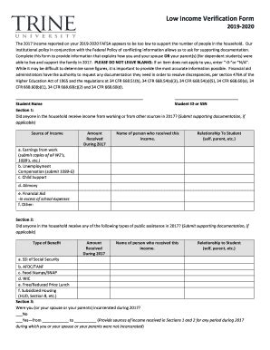 Fillable Online The Income Reported On Your Fafsa