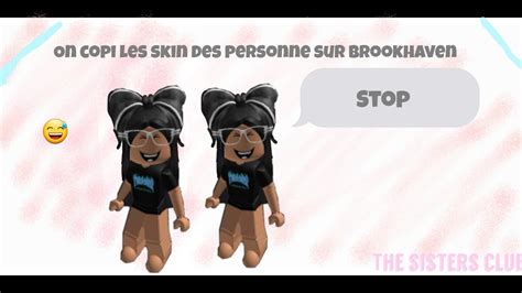 On Copie Les Skins Des Personnes Sur Brookhaven YouTube