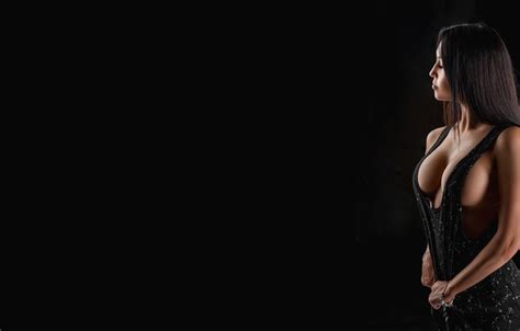 Wallpaper Dress Model Pretty Brunette Pose A Diakov George Images For Desktop Section