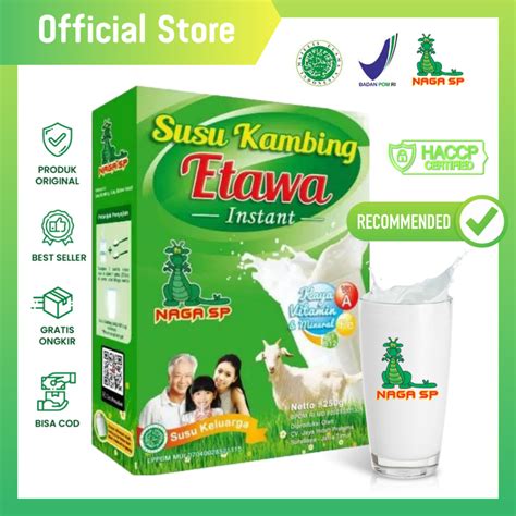 Jual Susu Kambing Etawa Bubuk Naga SP Untuk Tulang Dan Sendi 100