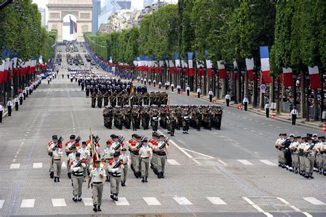 Fireworks salute Bastille Day’s traditional military parade