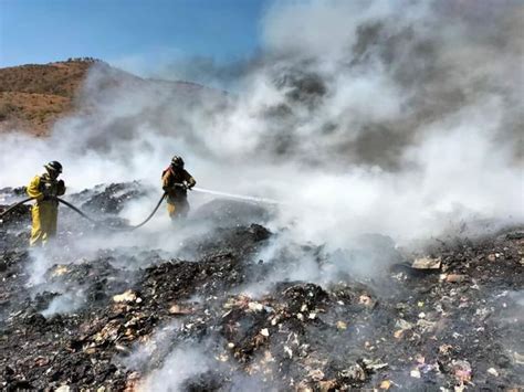 Sigue La Peste Por El Incendio Del Tiradero En Guanajuato Capital