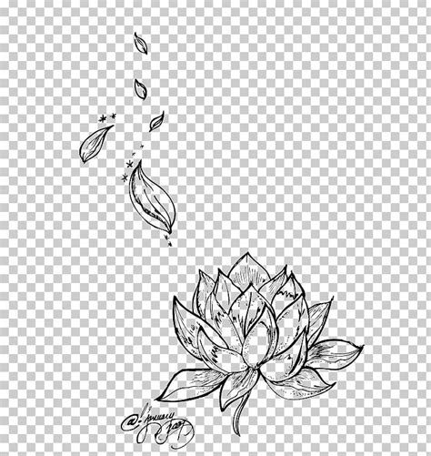 Egyptian Lotus Nelumbo Nucifera Tattoo Flower Drawing PNG, Clipart, Black, Branch, Chinese ...