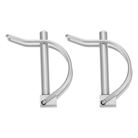 2 Pcs Quick Release Hitch Hook Clip Trailer Pin Trailer Hitch Wire Lock Pin Safety Coupler Pin