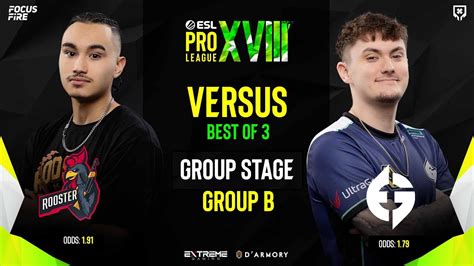 Evil Geniuses Vs Rooster Bo Group B Day Esl Pro League S