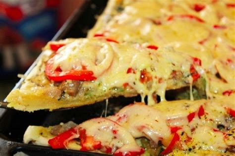 Пицца с овощами