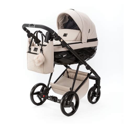 Детская универсальная коляска Adamex Quantum Deluxe Q-SA7 (2в1) Светло ...