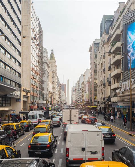 Imagen De Avenida Corrientes En Buenos Aires Argentina FOTO