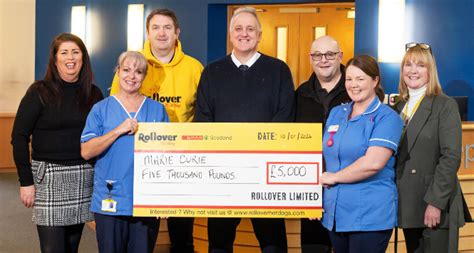 Spar Scotland And Rollover Donate K To Marie Curie Scottish Local