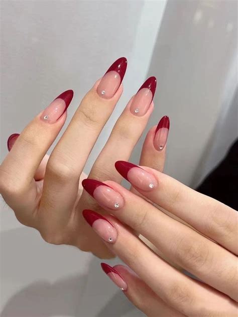 Unhas Decoradas Vermelhas Long Nails Simple Nails Gel Nails