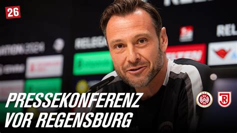 PRESSEKONFERENZ Vor SV Wehen Wiesbaden Vs SSV Jahn Regensburg I