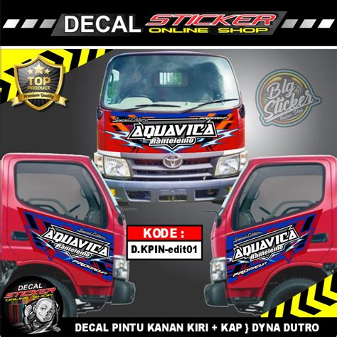 Jual Stiker Mobil Truck Dutro Dyna Sticker Decal Print Variasi Kap