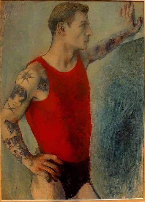 Acrobat In Red Vest Pavel Tchelitchew Art Of Man Gay Art Queer Art