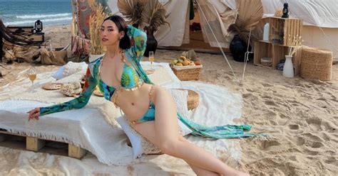 Lâu lắm mới khoe ảnh diện bikini Hoa hậu Lương Thùy Linh đẹp xuất sắc với đôi chân cực phẩm