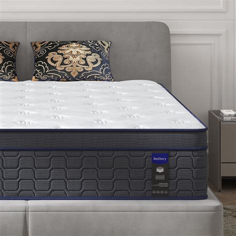 BedStory Twin Mattress 10 Inch Hybrid Gel Memory Foam Mattress Medium