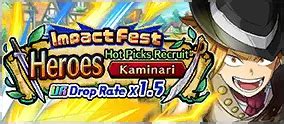 Impact Fest Heroes Hot Picks Recruit Kaminari My Hero Ultra Impact Database
