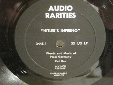 Popsike Hitler S Inferno Vinyl Lp Marching Songs Of Nazi Germany