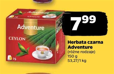 Promocja Herbata Czarna Adventure W Netto