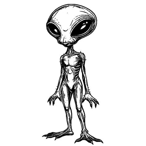 Free Full Body Aliens Clipart SVG K40 Laser Cutter