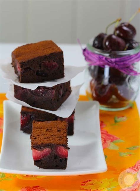 Brownies Con Cerezas Libre De L Cteos Alimentaci N Saludable