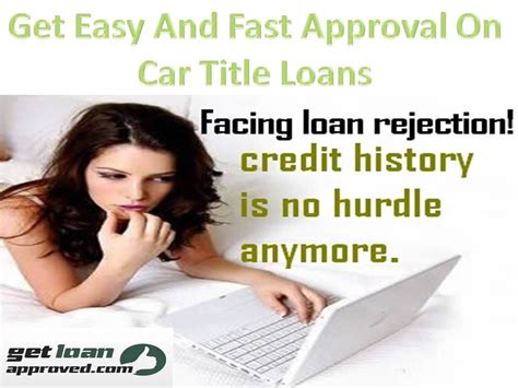 Quick Car Title Loans Canada Borrow Loan Against Your Car Title