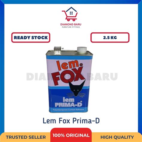 Jual Lem Kuning Galon Lem Fox Prima D Kg Shopee Indonesia