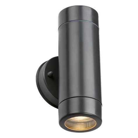 Knightsbridge Eamon IP54 Up Down GU10 Outdoor Wall Light EA2A UKES