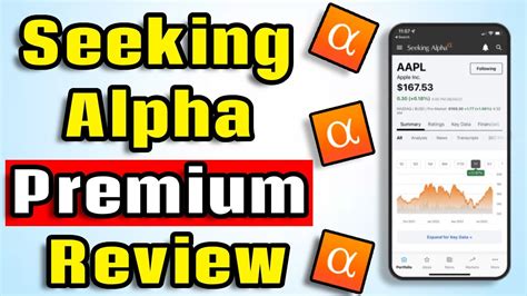 Is Seeking Alpha Premium Worth It Seeking Alpha Review Youtube