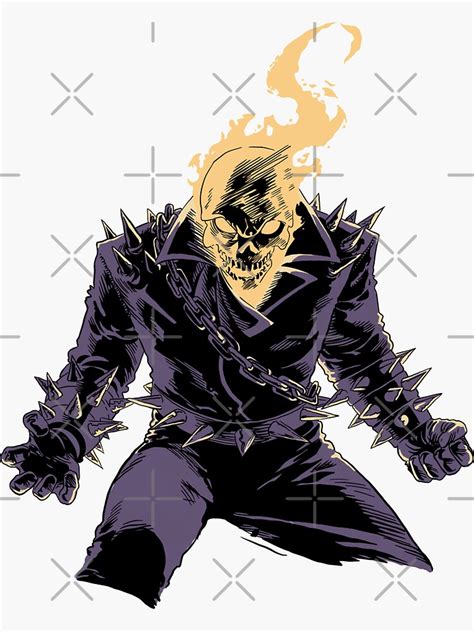 Ghost Rider Sticker For Sale By Borapronobis Redbubble