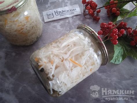 Консервированная капуста с маслом и чесноком на зиму без стерилизации ...