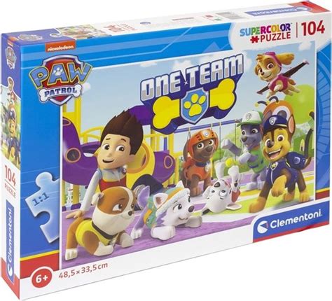 Paw Patrol One Team Puzzel Stukjes Games Bol