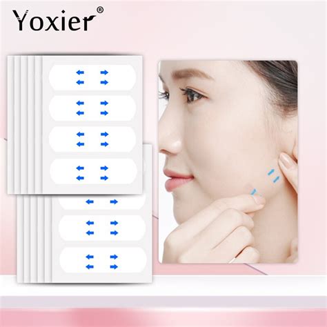 Yoxier Autocollants Pour Le Lifting Du Visage Ligne Tanche Invisible D