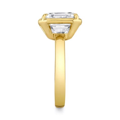 Asscher Cut Diamond Ring Norman Silverman