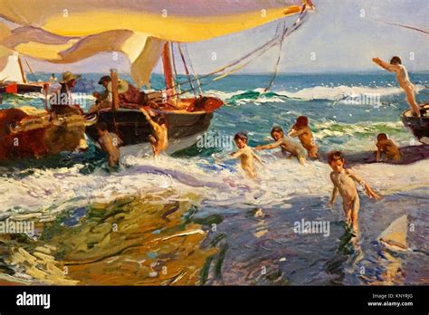 Joaquín Sorolla Es La Playa De Valencia Pintado En 1908 Caixaforum