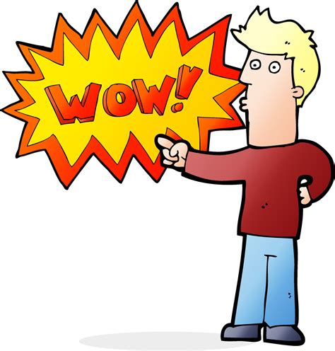 cartoon amazed man 12338066 Vector Art at Vecteezy