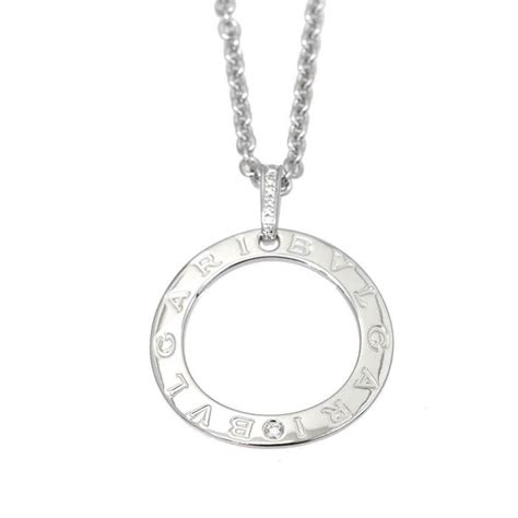 Bvlgari 18 Carati Oro Bianco Collana Con Pendente Catawiki