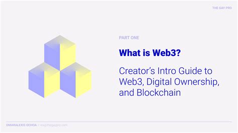 What Is Web3 Introductory Guide To Web3 Digital Ownership And