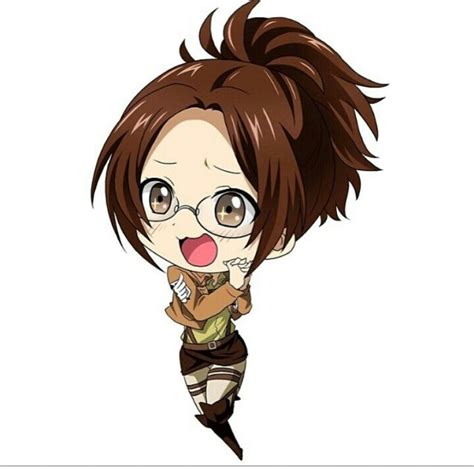 Hanji Zoe Chibi Attack On Titan Attack On Titan Anime Chibi