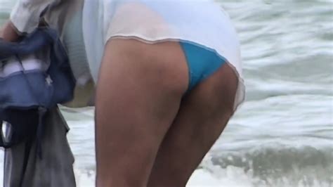 My Wife Shows Off On The Beach And Has Sex With My Frie