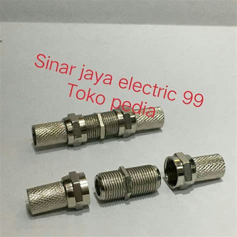 Jual Jual Konektor Jek Sambungan Kabel Antena Coaxial Sambungan I Drat