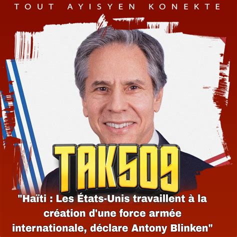 Tak On Twitter Antony Blinken Les Tats Unis Activement Engag S